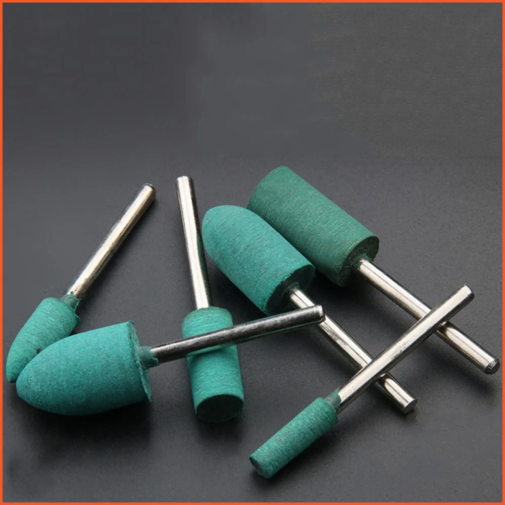 Shank Assorted Special Rubber Mounted Point Grinding Head for Mould Finish Polish Grinder Rotary Tools