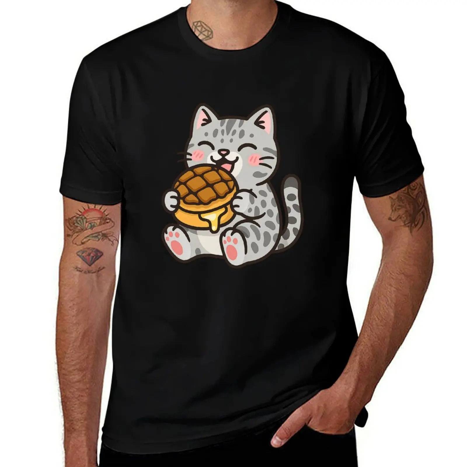 

Pineapple Bun Cat – Kawaii Bengal Bolo Bao Sticker T-Shirt graphics luxury t-shirt fashion shirts mens t shirts casual stylish