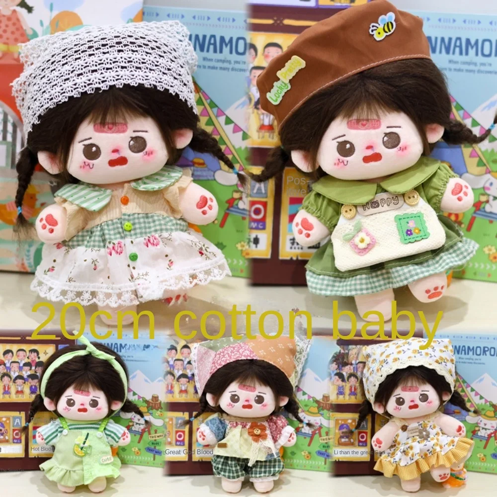 

Cartoon 20cm Cotton Dress Up BJD OB11 Clothes Hand-made Dolls Accessories Clothing Birthday Gifts