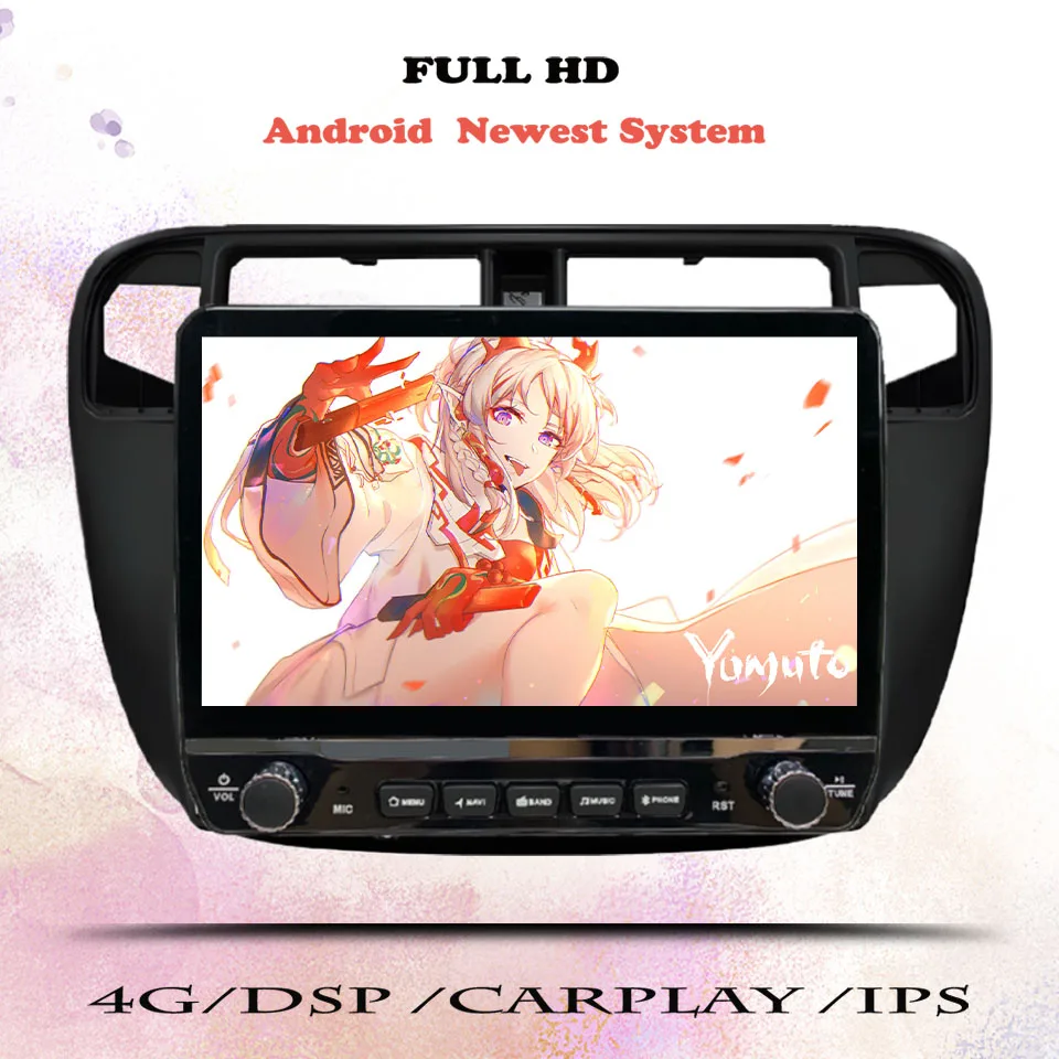 Android 14 8G Ram Car Radio Video DVD Player Navigation GPS For Honda Civic 1996 1998 2001 Car intelligent systems 4G Lte Wifi