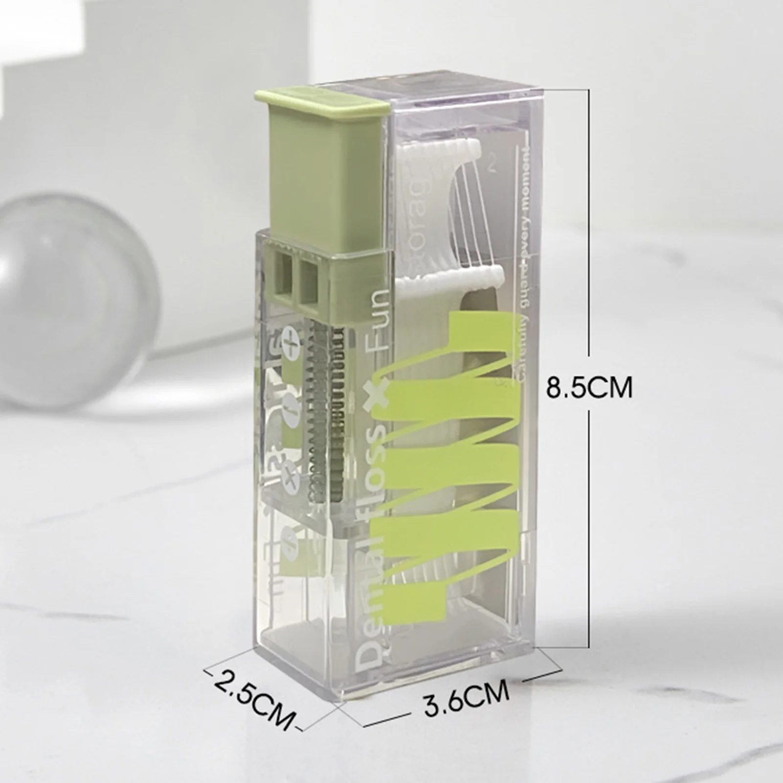 Dental Floss Picks Storage Box Reusable Refillable Disposable Dental Floss Storage Case for Home  Daily Use