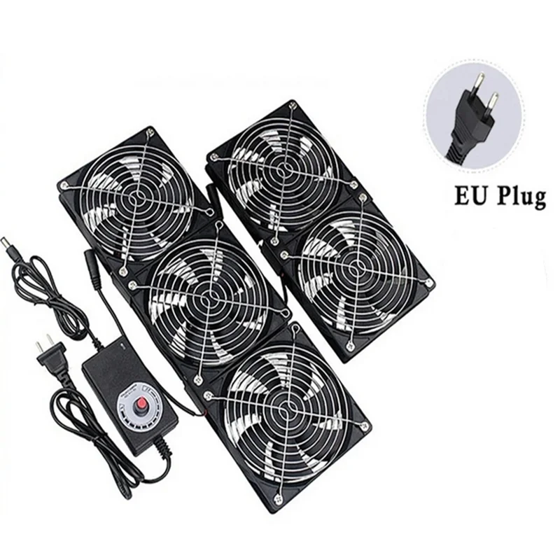 120mm 3000RPM Fan Cooling With Controller 12cm 12V 220V  Machine Chassis Workstation Cabinet Radiator Server Fan
