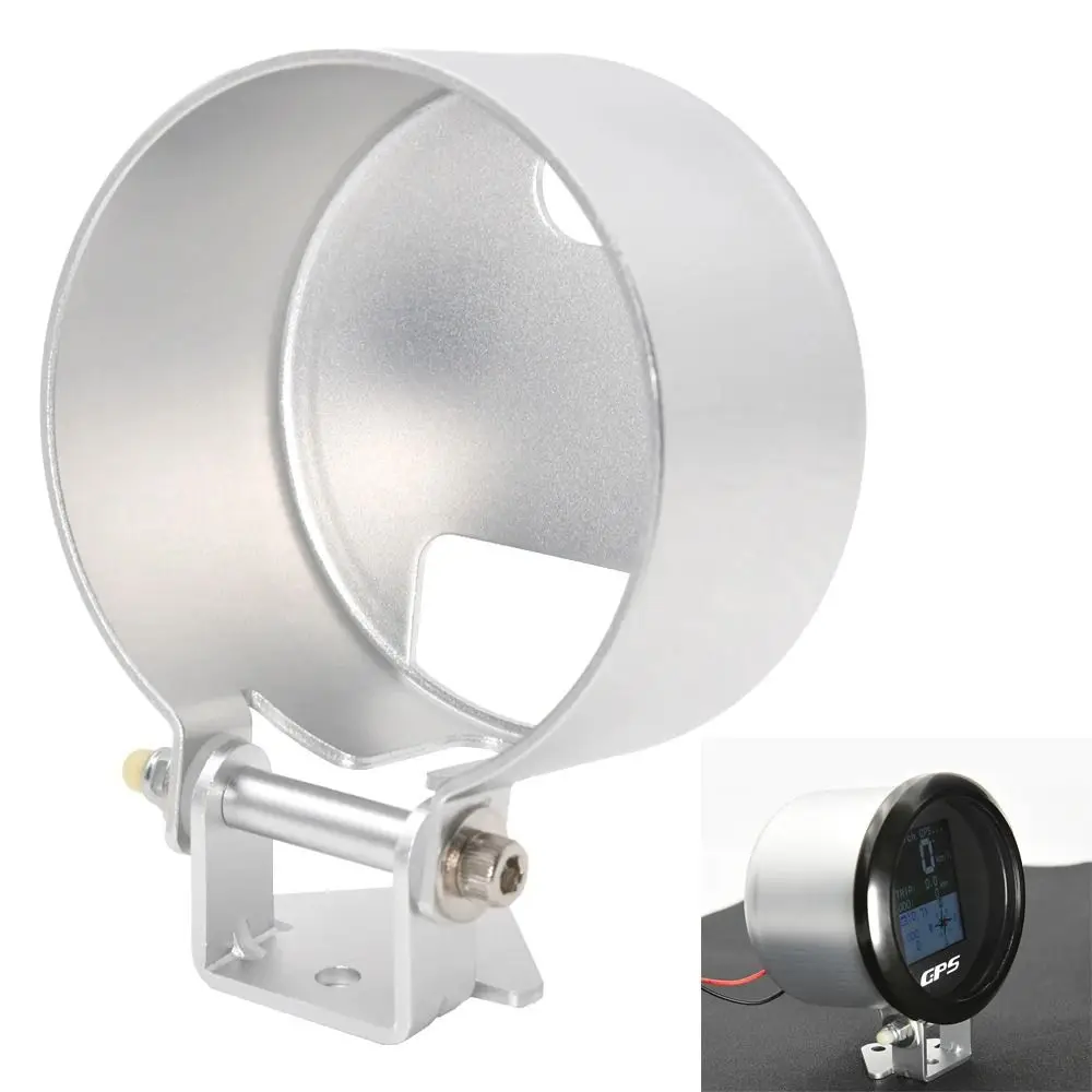New 85mm 52mm Gauge Pod Car Modification Car Mount Holder Universal Gauge Cup Stainless Steel Instrument Box