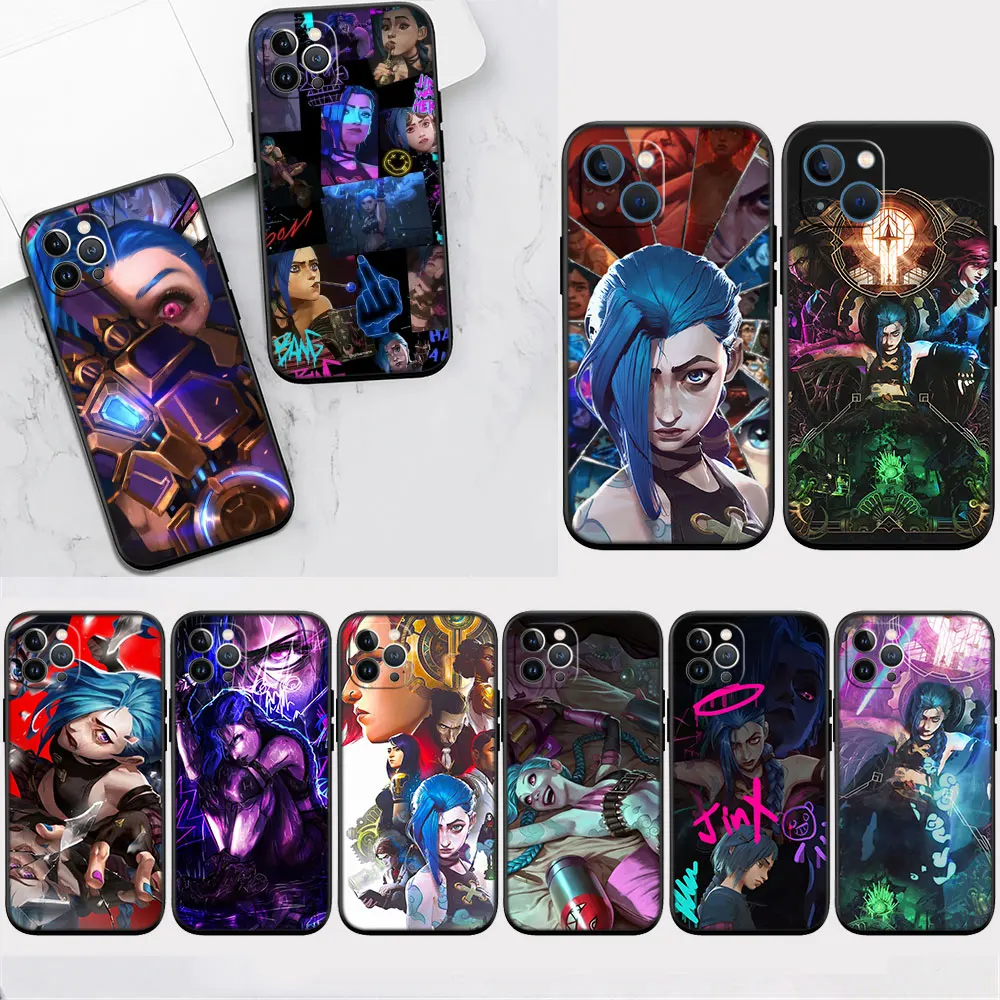 Arcane Jinx Case for OPPO Find X3 Reno 8 7 6 5 4 3 2 7Z 6Z 5K 4Z 2Z 2F Pro Plus Lite Neo