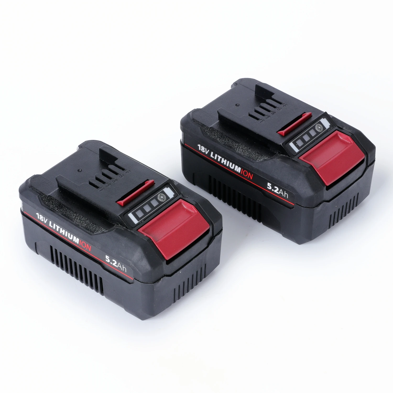 

LOJOAN 2Packs 18V 5.2Ah Lithium-Ion Akkupack Replacement for Einhell Ozito 18Volt Power X Change Cordless Power Tools