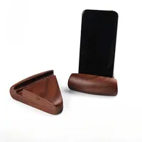 Black Walnut Phone Stand Creative Tablet Storage Adjustable Organizer Base Solid Wood Mobile Holder Handy Dock Sleek Stand