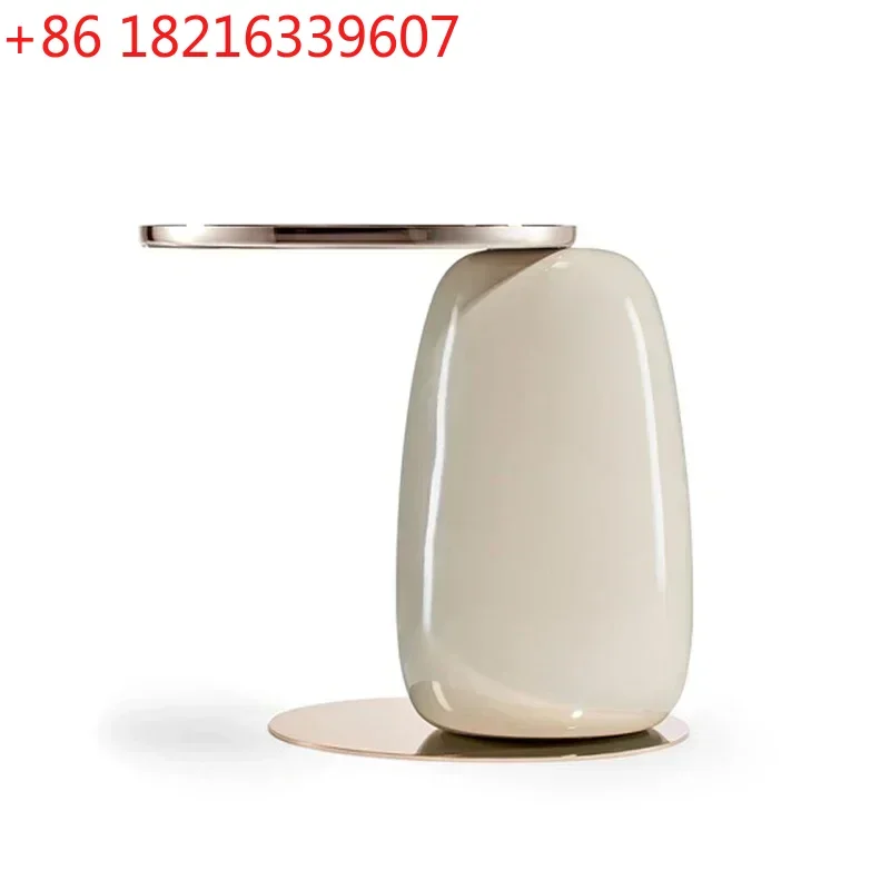 

TAO Light Luxury Designer Special-Shaped Metal Tray Coffee Table Living Room Sofa Color Side Table