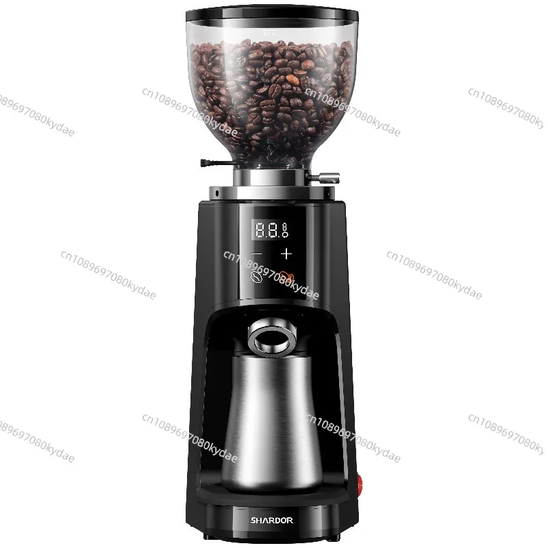 

Espresso Handle Touch Screen Coffee Bean Grinder Heavy Duty Conical Burr Commercial Grinder