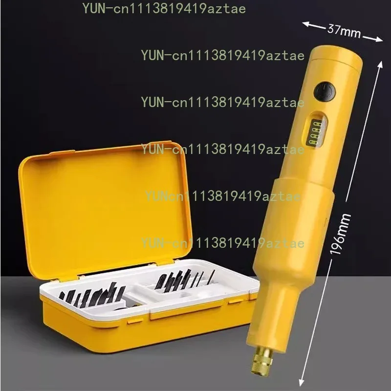 40W Electric Wood Carving Chisel Tool Set, Multipurpose Carpentry Sculpting Kit with 20PCS Replacement Blades