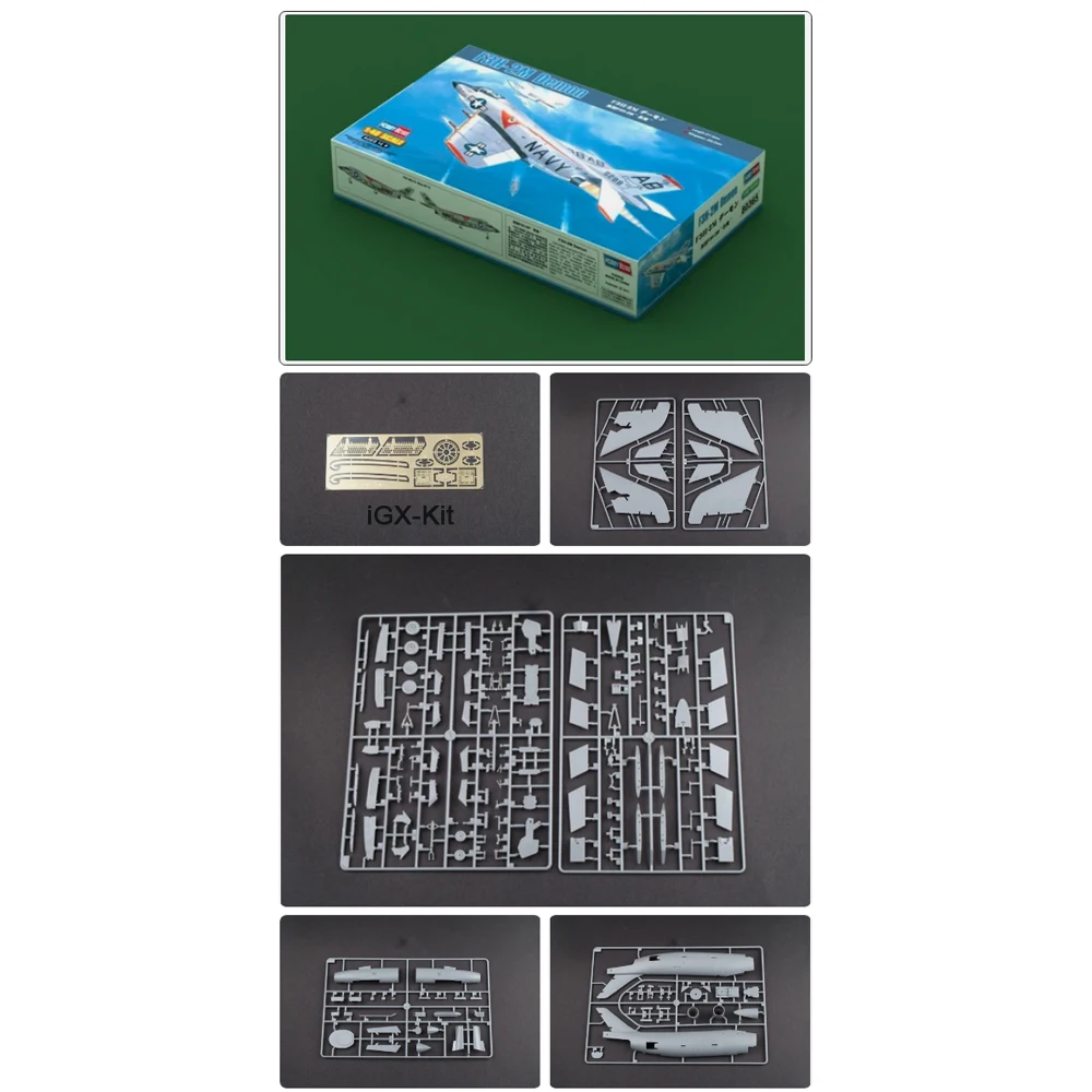 HobbyBoss 80365 1/48 Scale US F3H F3H-2M Daemon Carrier Based Interceptor  Fighter Plane Plastic Assembly Model Building Kit