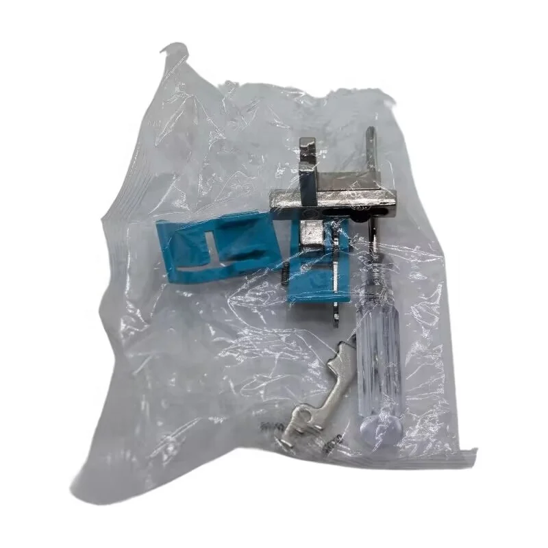 KT-18 Computerized Sewing Machine Presser Foot - Dual Side Stitch Guide for Oxford Fabric with Adjustable Knife