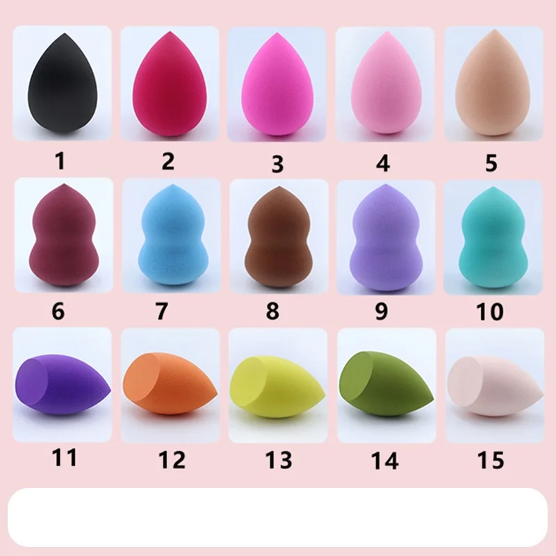 Cosmetic Egg Wet And Dry Beauty Smear-Proof Blender Makeup Sponge Puff Super Soft Professional Makeup Tool For Women Girls