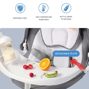 كرسي أرجوحة كهربائي للأطفال ، سرير نوم لحديثي الولادة ، كرسي كرسي مريح للأطفال بعمر 0-3 سنوات أعلى 10 مبيعات أرجوحة أطفال أوتوماتيكية - رقم 3