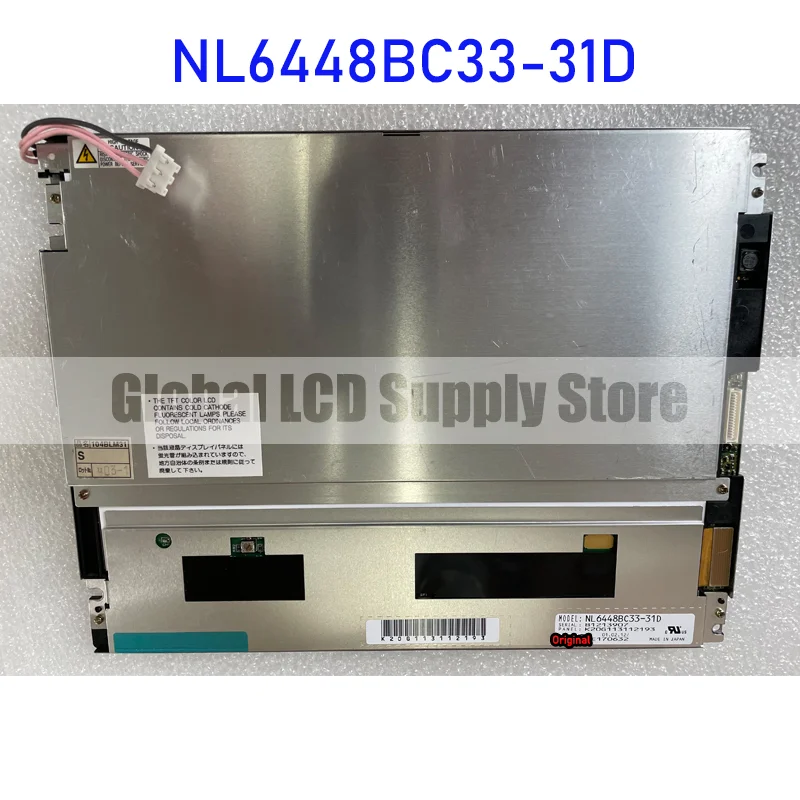 

NL6448BC33-31D 10.4 Inch Original LCD Display Screen Panel for NEC Brand New Fast Shipping Before 100% Tested