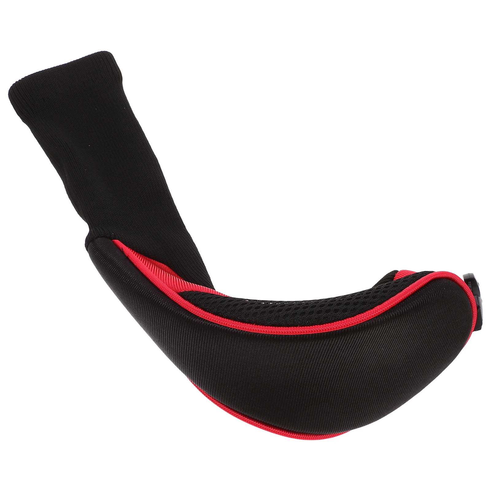 

3Pcs Golf Club Covers Set Red Mesh Durable Protector Iron Wood Putter Easy Carry Travel Friendly Club Accessories