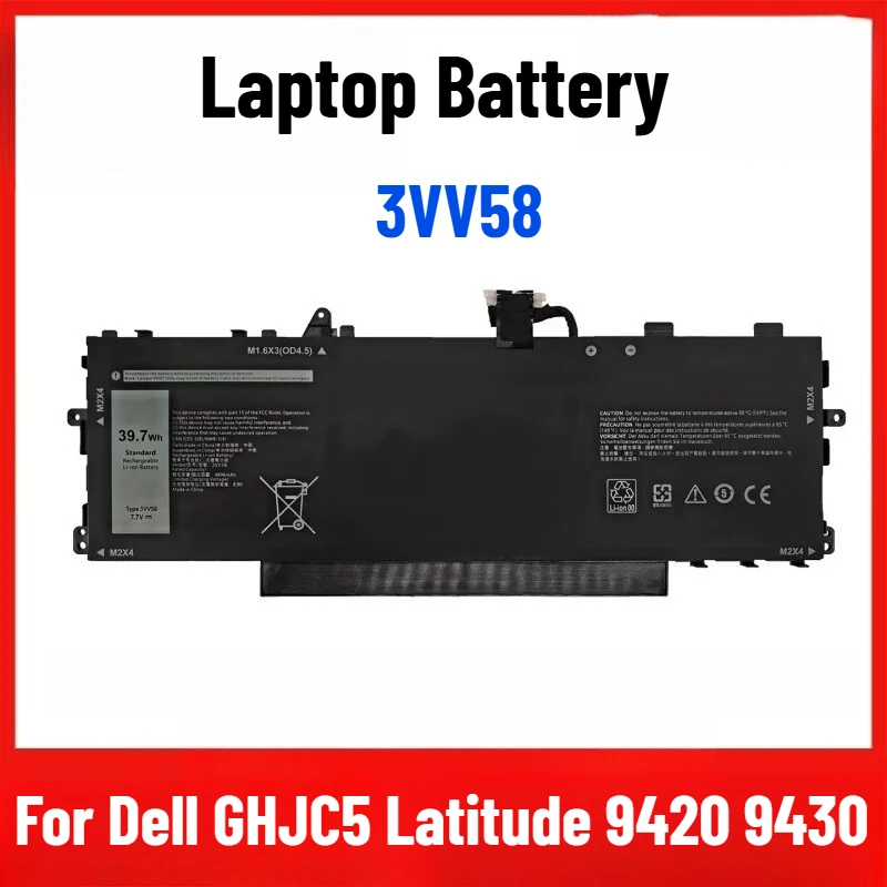 

Brand New Laptop Battery for Dell GHJC5 Latitude 9420 9430 2-in-1 3VV58