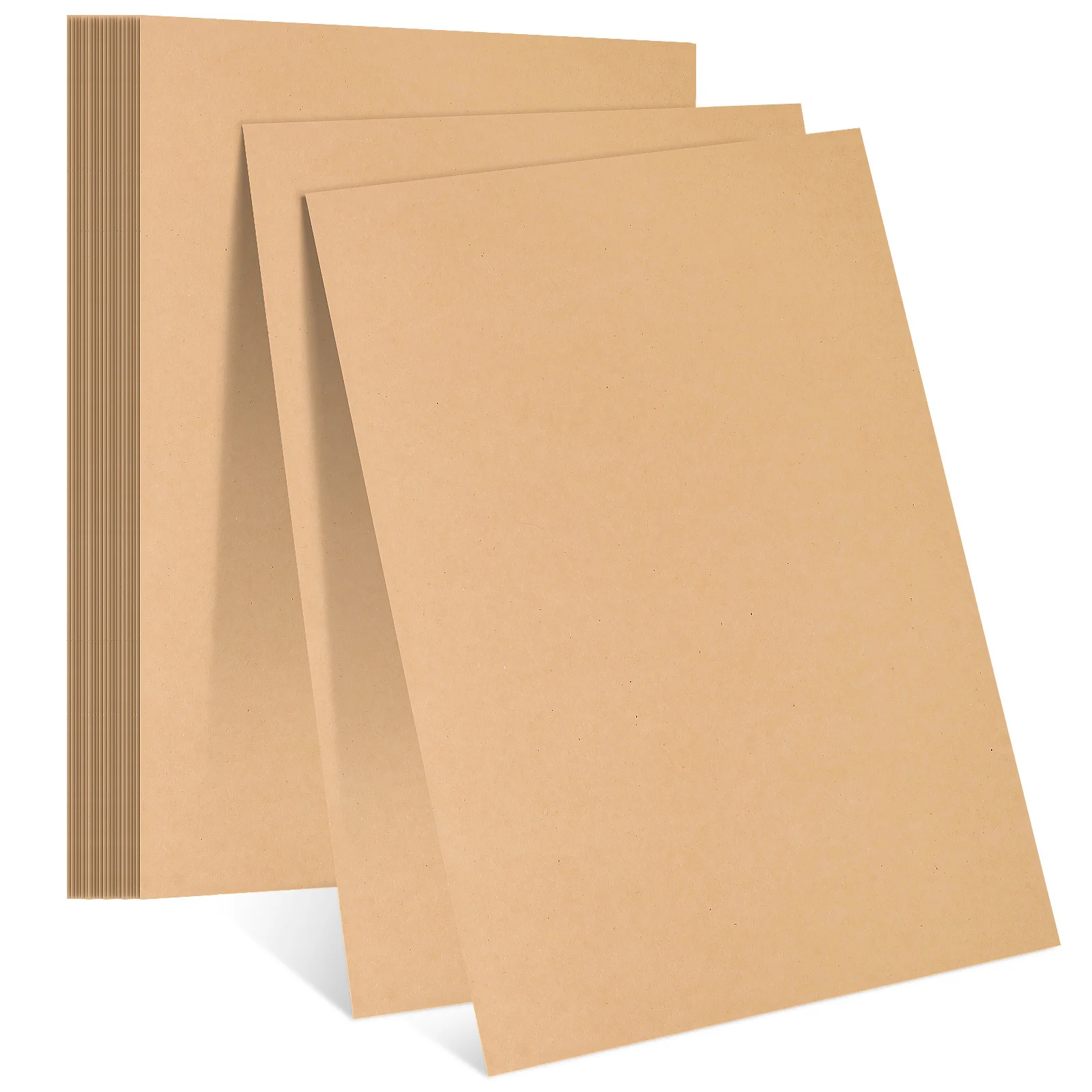 

100 Pcs Stock Blank Cards Making Paper Scrapbooking Kraft for Printer Craft Cardstock