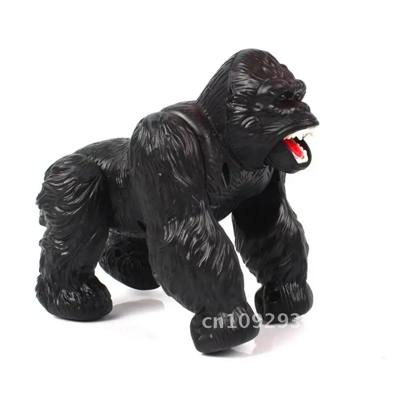 Lighting Infrared Can Simulation Gorilla Remote Control Animal Electric Sound High Effect Terrifying Music Funny Toy Gifts Kid