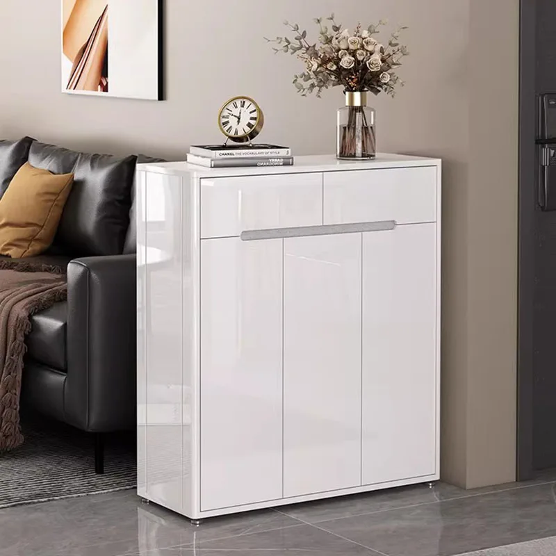 

Display Storage Shoe Cabinet Organizer Living Room Mobile Wooden Designer Luxury Shoe Shelf Slippers Zapatero Hotel Furniture