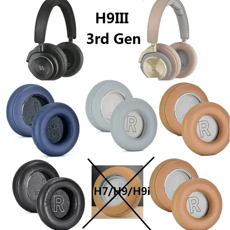 

Ear Pads for Bang & Olufsen B&O H9 3rd GEN,Beoplay HX headphons replacement Genuine Sheepskin ear pillows Ear cushions