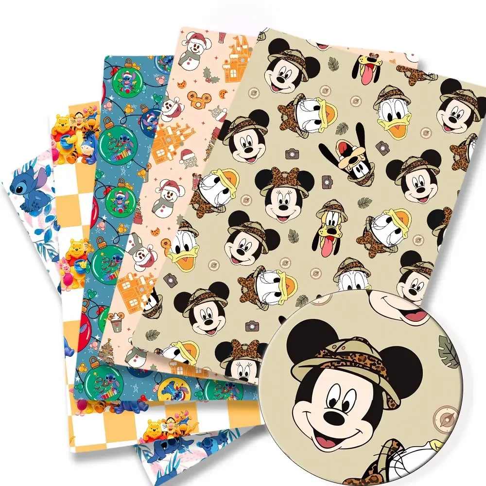 

Disney Cartoon Hot DIY handmade sewing patchwork quilting baby dress home sheet140cm printed fabric sewing kids