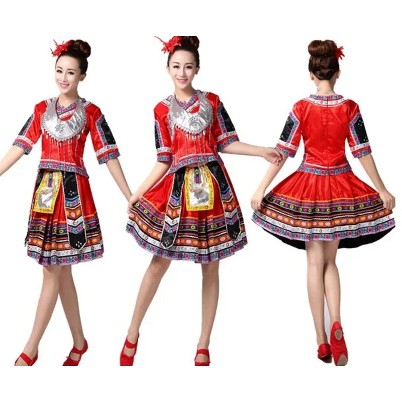 

COSda@New Arrival New Hot Sale Traditional Prairie Red Yellow Blue S-4XL Plus Size Chinese ata ao Clothing