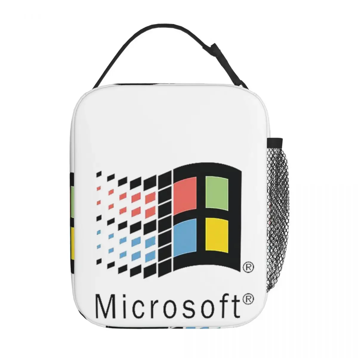 Designed For Microsoft Windows 98 Insulated Lunch Bag for Women Children Leakproof Food Boxes Thermal Lunch Box Tote