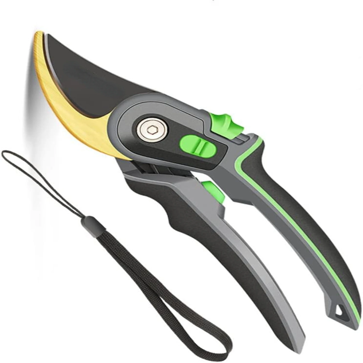 Heavy Duty SZHDX Garden Clippers with Adjustable Thumb Lock - SK-5 Steel Sharp Tree Trimmers Secateurs and Pruning Shears, Hand