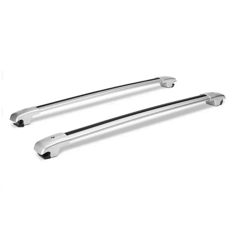 

1.25 black and silver car roof rack crocodile crossbar high luggage rack crossbar roof frame roof rack modification