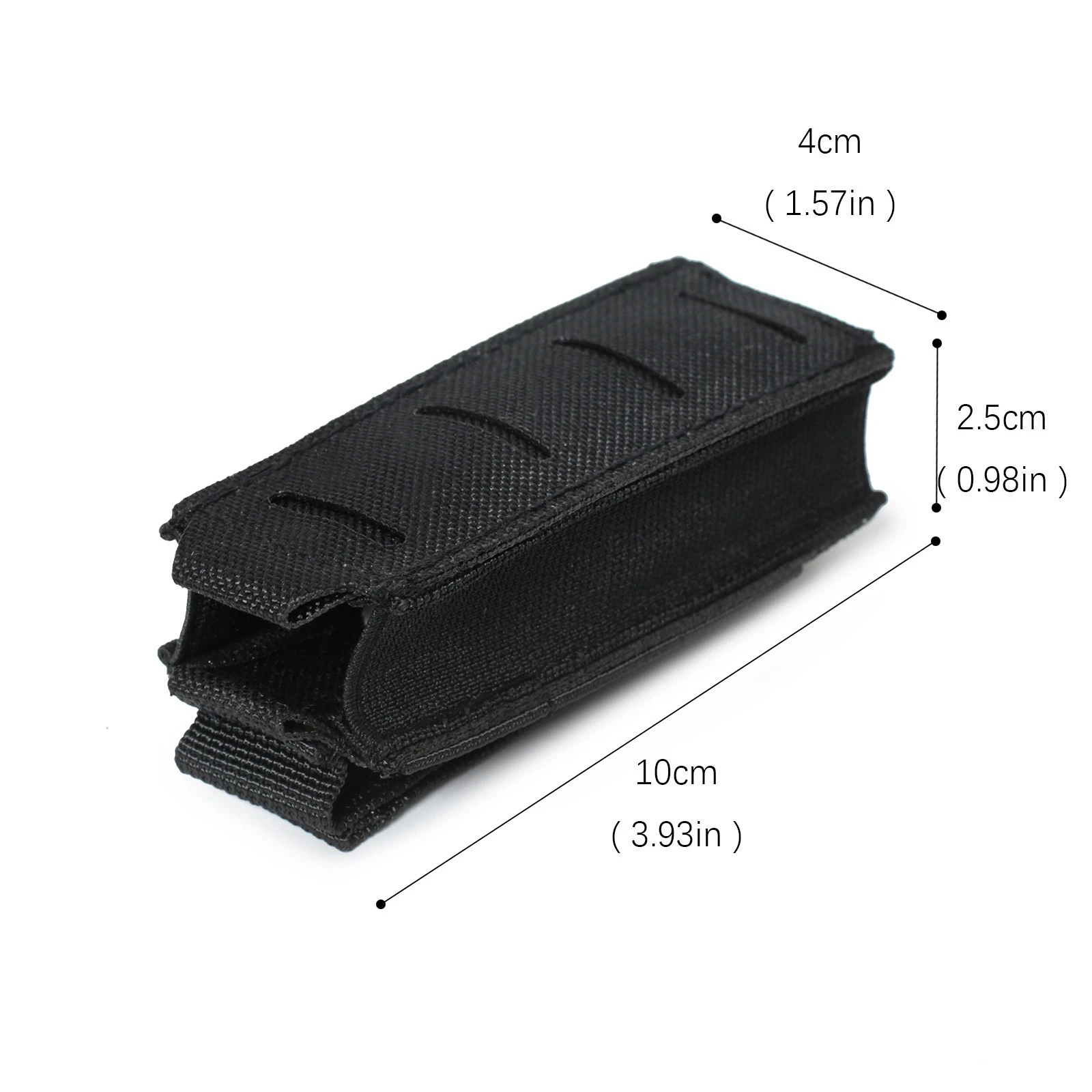 Molle 9mm Magazine Pouch Single Mag Holster Outdoor Laser Cut Flashlight Holder Knife Pocket Hunting Accessories EDC Waist Bag view 6