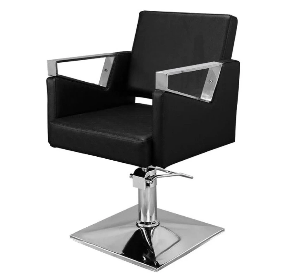 

Супер удобное гидравлическое парикмахерское кресло, женское кресло для укладки, салон красоты, спа-оборудование, современное черное парикмахерское кресло