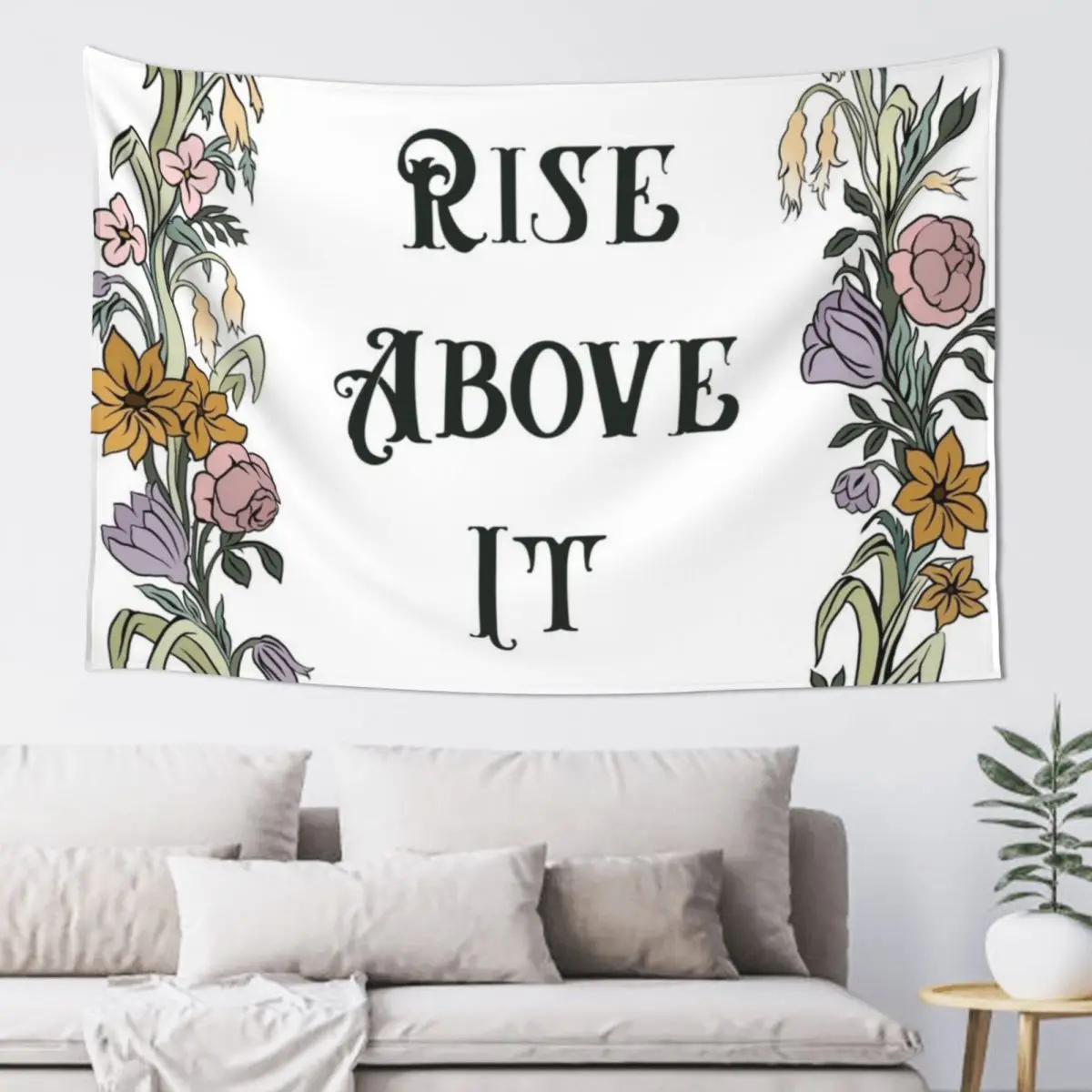 

Rise Above It Tapestry Aesthetic Room Decor Bedrooms Decorations Wall Decor Hanging Things To Decorate The Room Tapestry