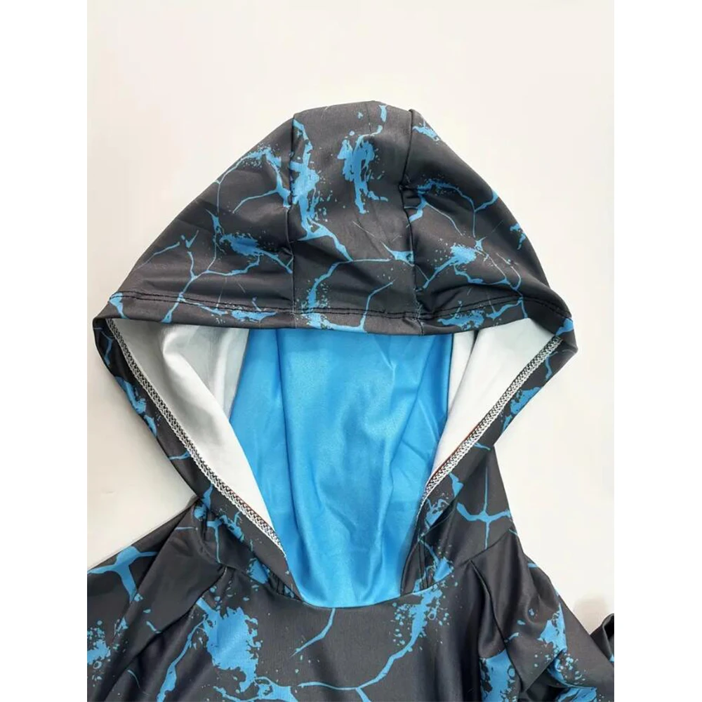 Fishing Hood Riding Tops Wear UPF 50+ Running T-shirt Summer Beach Gear Hoodies Face Cover Outdoor Sports Neck Kit Surfing Hood