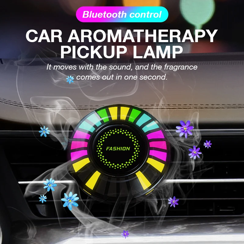 New Car Atmosphere Light Car LED Car Light Car Aroma Pickup Light Voice Control Music Rhythm Light Air Outlet Light