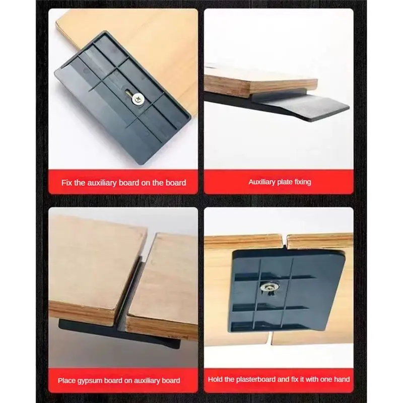 A21Q -6Pc Plasterboard Fixing Tools Drywall Fitting Supports Board Room Ceiling Sloped Wall Carpenter Ceiling Positioning Tool