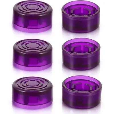 

6Pcs Guitar Effect Foot Pedal Plastic Caps Stomp Knobs Durable Protective Caps for Electric Guitar Effectors Practical