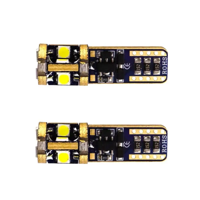 

50pcs 12V-18V Canbus T10 no error non polar 10 smd 3030 0.18A 194 W5W 501 Auto Car Parking Light License Plate Light White