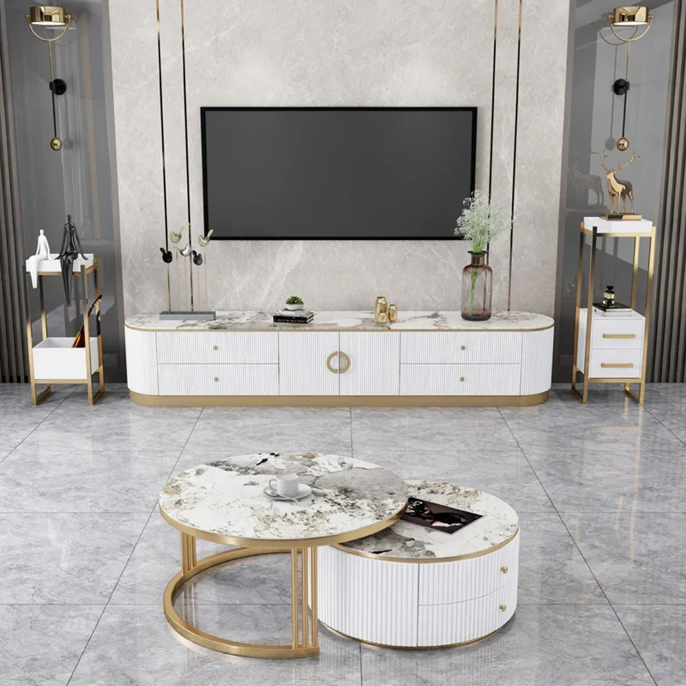 Other Living Room Furniture Latest Design Luxury Tv Stand And Coffee Table Set Tv Stand Modern Tv Stands