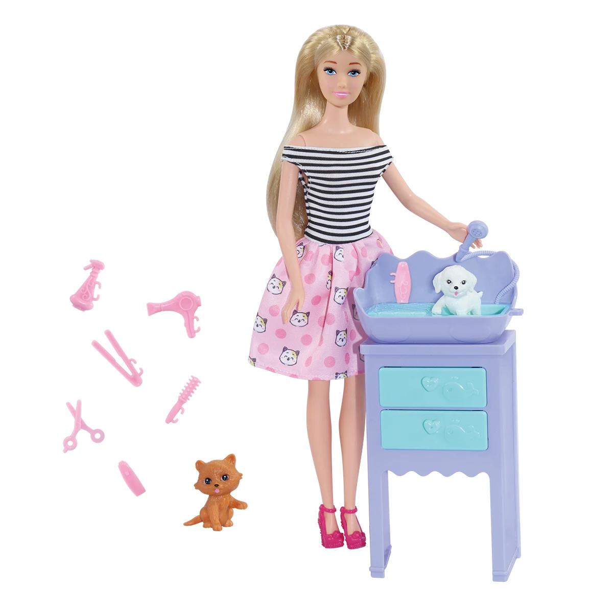 

Handmade Doll Pet Doctor Pet Accessories Newest Educational Toy For Girls Game Christmas Birthday Present With Color Box