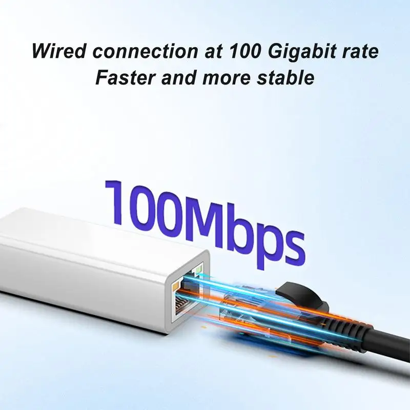 USB Type C to Ethernet USB Type C Network Adapter Ethernet Adapter USB Type C USB Computer Network Adapters for Business Travel