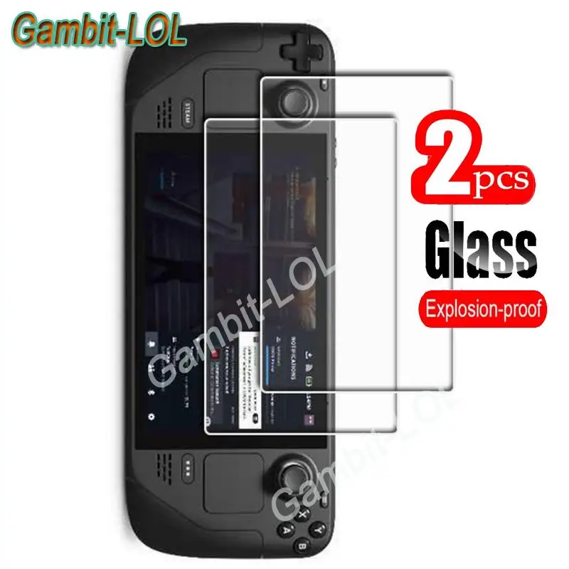 Tempered Glass For Valve Steam Deck Game Console 9H On SteamDeck Screen Accessories Anti-Scratch 0.26mm Cover Film