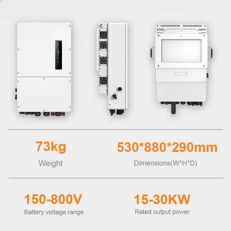 Solis Hybrid Off Grid Solar Inverter 15Kw 18Kw 20Kw 25Kw 30Kw 30Kva Three Phase on Grid Solar Power Inverter