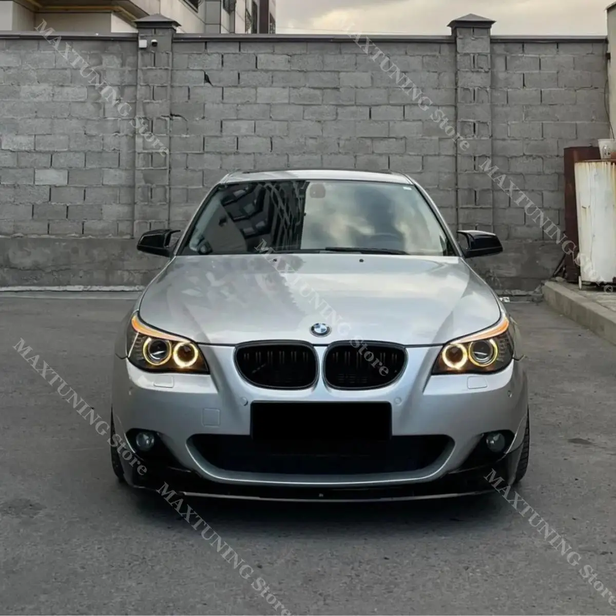 

Передний бампер для BMW 5 серии E60 E61 M Sport Saloon Estate 2004-2010, спойлер, сплиттер под подбородок, фартук, накладка, обвесы