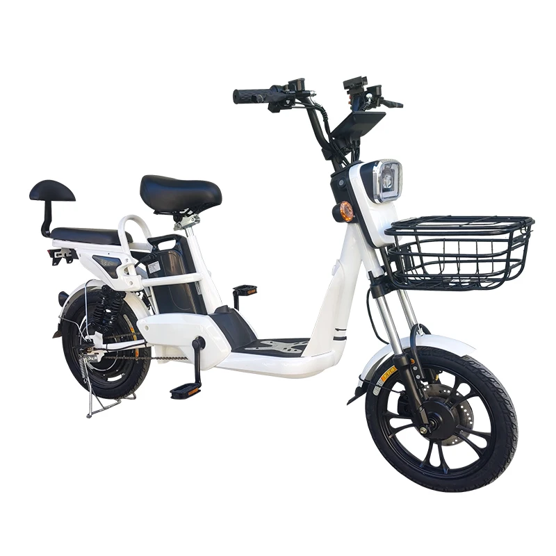 Factory,14 Inch,Household Electric Bike,350W Parent-child E-bike,60V Lithium Battery Excursion Electric Bicycle,Cargo Ebike,OEM