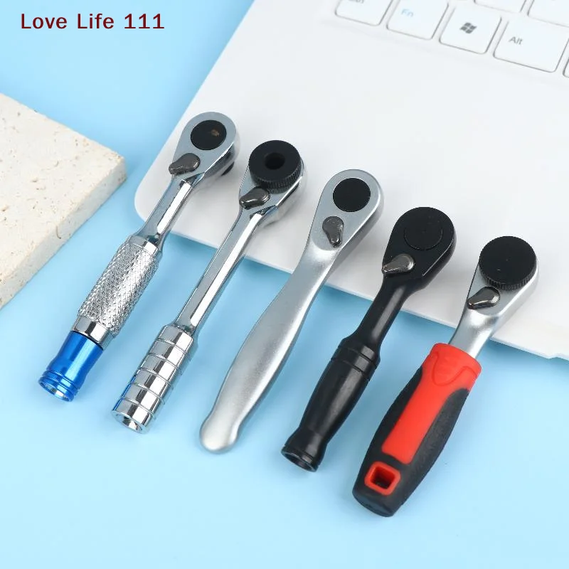 

Новый антикоррозионный двунаправленный ключ с 72 зубьями, 1/4 дюйма, мини-ключ с трещоткой, магнитный двусторонний ключ с храповым механизмом, бытовой инструмент