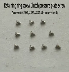 Retaining ring screw clutch plate screw accessories 2836, 2824, 2834, 2846 movement