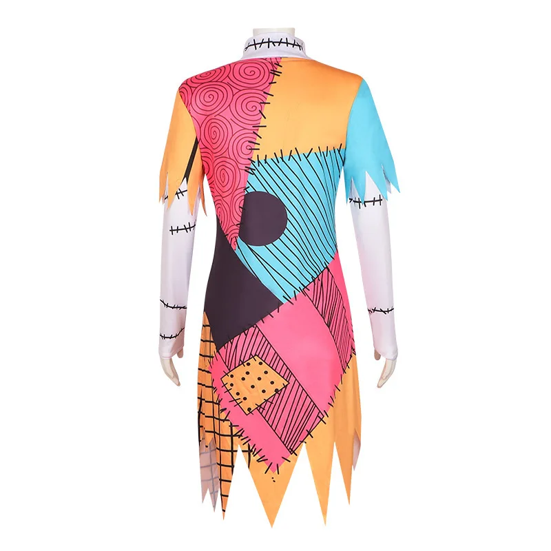 Halloween Cosplay Kostüm Nacht vor Cisas Nighare S Claus Devili Hexe Damen Traditionelles ethnisches Bühnenkostüm