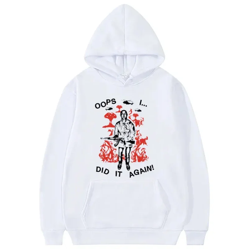 Oops I Did It Again Punk Britney Spears Graphic Hoodie Male Casual Vintage Sweatshirt Men Women Oversized Fleece Cotton Hoodies