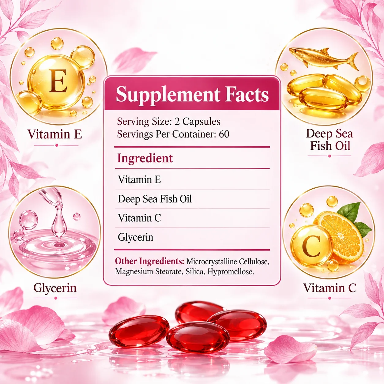 Slimming Products Capsules - Supports Women's Wellness, Feel Refreshed & Confident, Boosts Metabolism, Lose Weight, Fat Burner