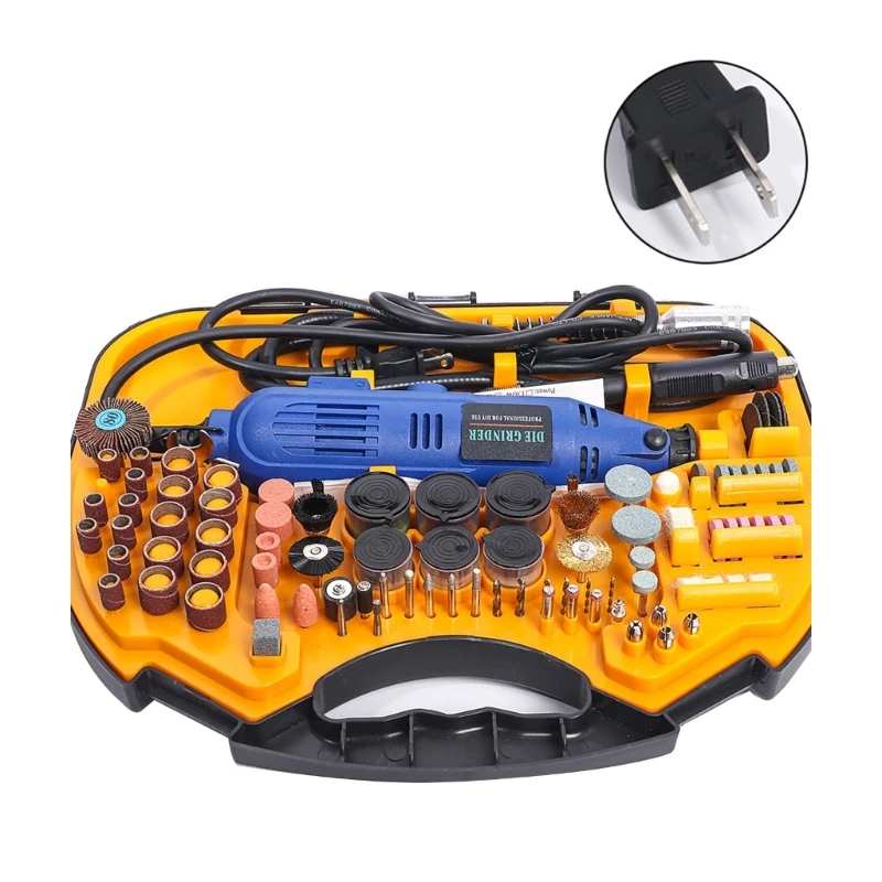 180W Rotary Tool Kit Power Rotary Tools 6 Variable Speed Electric Drill Set for Handmade Crafting Projects Creations